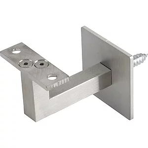Handlaufträger mit Schraubbefestigung,Wandabstand 78 mm, Edelstahl