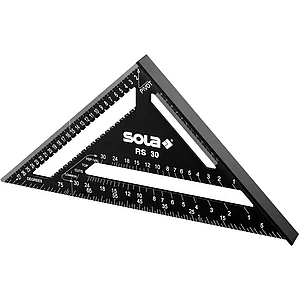SOLA Sparrenwinkel RS 30 305 x 305 mm schwarz beschichtet