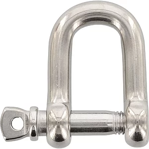 Normschäkel Edelstahl A4 Bolzen-ø19 mm Lichte=38 mm