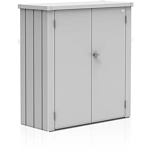 BIOHORT Terrassenschrank Romeo M silber-metallic