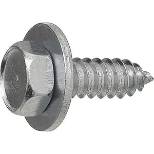 DIN6901 5.5x13 verzinkt Kombi-Sechskantblechschraube (~ISO1479) mit U-Scheibe