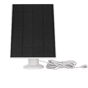 ABUS Solarladepanel zu Akku Pro Kamera 170x120x10 mm inkl. 3 Meter Kabel, weiß