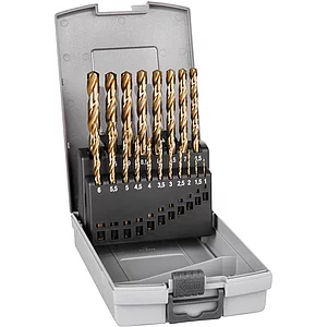 ALPEN Spiralbohrer-Kassette DIN338RN HSS Cobalt GRIP KP19 ø 1-10mm 19-teilig