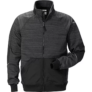 FRISTADS Sweatjacke 7052 SMP grau/schwarz M