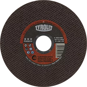TYROLIT Trennscheibe gerade Premium*** 115 x 1.0 mm Inox Neue Generation Form 41