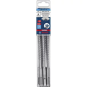 BOSCH HM-Hammerbohrer SDS-Plus-7X Länge 115mm ø 5 mm - 10 Stück