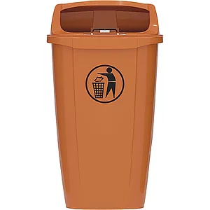 Papierkorb Optima 50 Liter orange