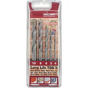 ALPEN HM-Steinbohrer-Satz Long Life Bohrer ø 3-10 mm 8-teilig