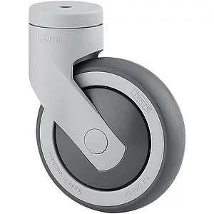 TENTE Lenkrolle Kunststoff Rückenloch Anschraubloch 100 mm 100 kg