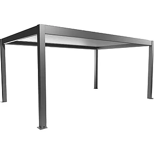 BIOHORT Pergola Gr. 5,5 x 3,5 quarzgrau/silber