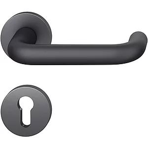 FSB Feuerschutz Drückergarnitur 79 1070 AGL DIN PZ, schwarz matt