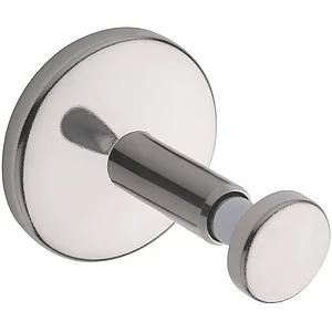 Handlaufträger zum Klemmen, modern, Wandabstand 75 mm, Stahl vernickelt