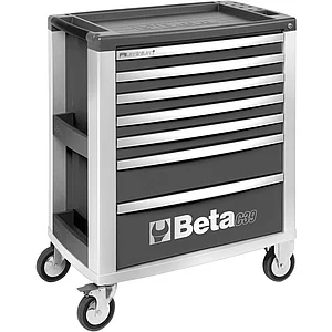 BETA Werkzeugwagen C39G Aluminium grau 800 x 500 x 971 mm 7 Schubladen
