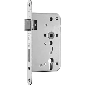 BMH Einstemmschloss 1000 PZW, links, Dorn 65, Rundstulp 24mm, Edelstahl