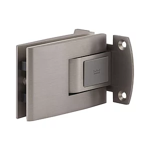 Pendeltürbeschlag Tensor Glas-Wand, Feststellpunkt 90°, Edelstahl-Effekt