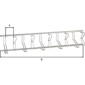 Fahrradständer Bremen 10 Einstellplätze Wandbefestigung