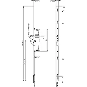 KFV Verlängerung BV1600, Falz 16 mm, Stahl verzinkt