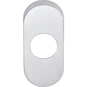 OGRO Drückerrosette PREMIUM 6621 - mit Hochhaltefeder, 23,5 mm, silber elox