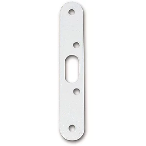 Bolzenschließblech (Stockteil für Stahlzargen), Stahl verzinkt silberfärbig