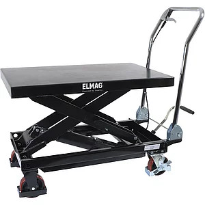 ELMAG Scheren-Hubtischwagen Tragkraft 500 kg Tischhöhe max. 795 mm
