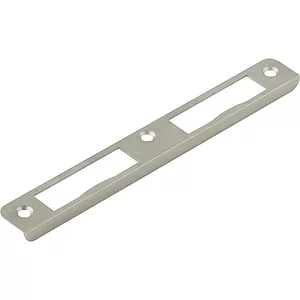 Winkelschließblech 11.313, Falztiefe 24 mm, Messing vernickelt matt