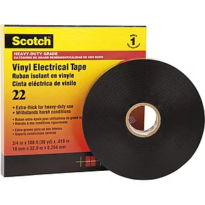 3M Scotch 22 Isolierband 0,25mmx38mmx33m schwarz