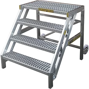 JUST Standtreppe mit Plattform 3-stufig