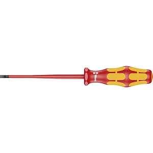 WERA VDE-Schraubendreher Kraftform Plus Serie 160 iS 0,6 x 3,5 x 100 mm Schlitz