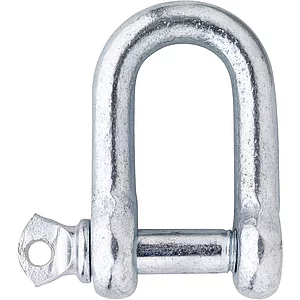 Normschäkel verzinkt Bolzen-ø 12 mm Lichte=17 mm Tragkraft 600 kg