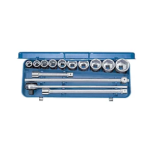 GEDORE Steckschlüssel-Satz 32EMU-2 3/4"vierkant mit Umschaltknarre 14-teilig