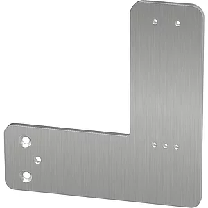 Montageplatte econ Exit 2010 für Rohrrahmentüren, Edelstahl