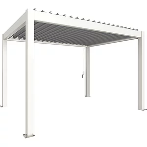 BIOHORT Pergola Gr. 4 x 3 weiß/silber