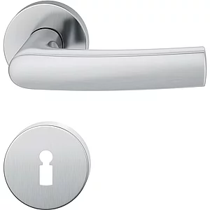 FSB Drückergarnitur 12 1015 ASL auf Rosette BB, Edelstahl matt