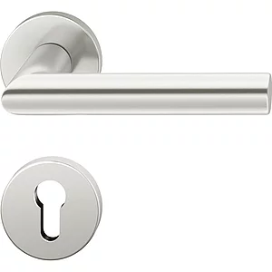 FSB Feuerschutz Drückergarnitur 76 1076 AGL ÖNORM PZ, silber eloxiert