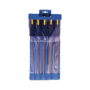 BLU-DAN Chrominox-Werkstatt-Feilensatz 5-teilig Hieb 3/250 mm