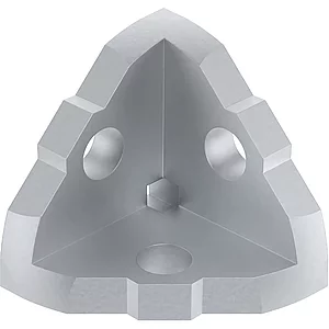 FATH Eckwinkel I 30 x 30 mm Zinkdruckguss Nut 6