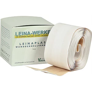 LEINA Wundschnellverband lose in Faltschachtel breite 6 cm länge 5 m