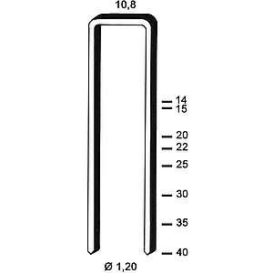 ALSAFIX Klammern Type GB 30 mm aus Stahldraht verzinkt (5000 Stück)