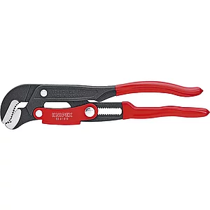 KNIPEX S-Maul-Rohrzange 8361 mit Schnelleinstellung 1.1/2", L=420 mm, grau