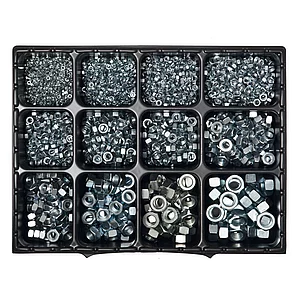 SCH-Sortimentskoffer Sechskant-Muttern DIN934