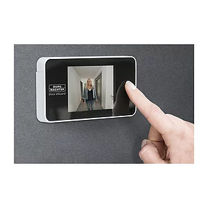 Video-Türspion Door eGuard DG 8100, Weitwinkel 105°, Kunststoff schwarz/weiß