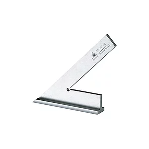 Gehrungswinkel 45 Grad DIN875-2 mit Anschlag Schenkellänge 120 x 80 mm