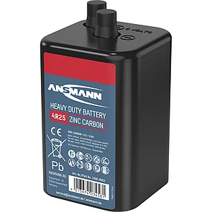 ANSMANN Batterie 6V-Block 4R25 Zink-Kohle 9 Ah (1St)