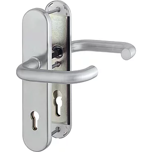 SH-Drückergarnitur PARIS-auf LS PZ88, 37-47, SST, ohne Kzs., Edelstahl