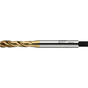 BOHRCRAFT Maschinengewindebohrer 40° RSP HSS-E TIN DIN376 M24 Überlaufschaft