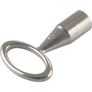 SECOTEC Kamintürschlüssel 7 mm Vierkant vernickelt SB-1 BL4