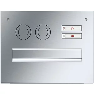 RENZ Frontplatte eckig, 360 x 280 mm, Edelstahl