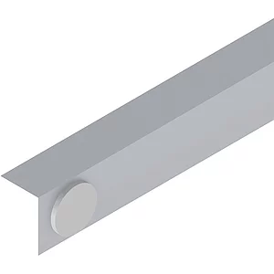 HELM GT Abstandsprofil 9 mm auf Maß silber eloxiert