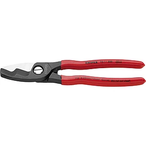 KNIPEX Kabelschere m. Doppelschneide 9511 Kabel 20mm/70mm², KS-Griff, L=200 mm