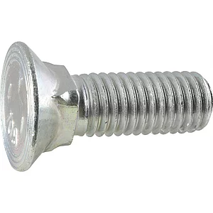 Pflugschrauben mit Vierkantansatz DIN608 10.9 M10x35 - Stahl Fe Zn15/Cn/T0